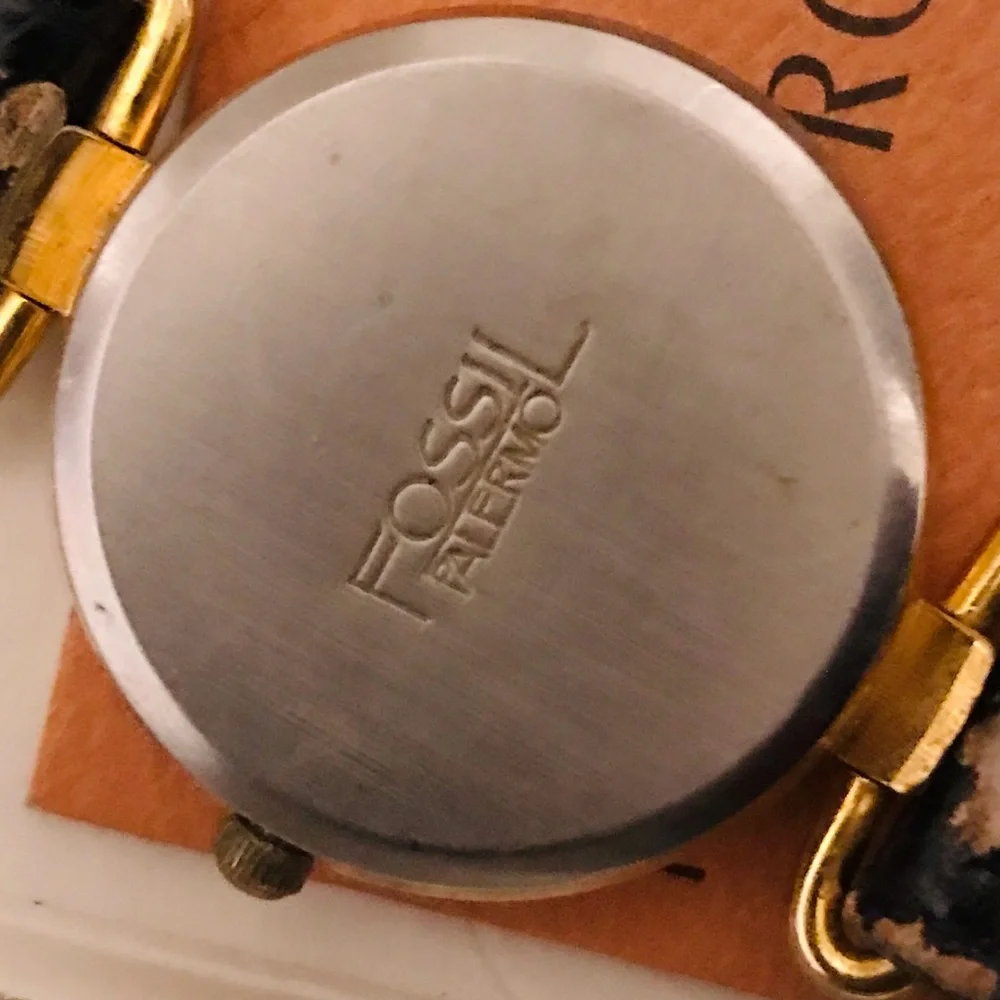 RARE 1984 FOSSIL COLLECTION MOON PHASE WATCH
